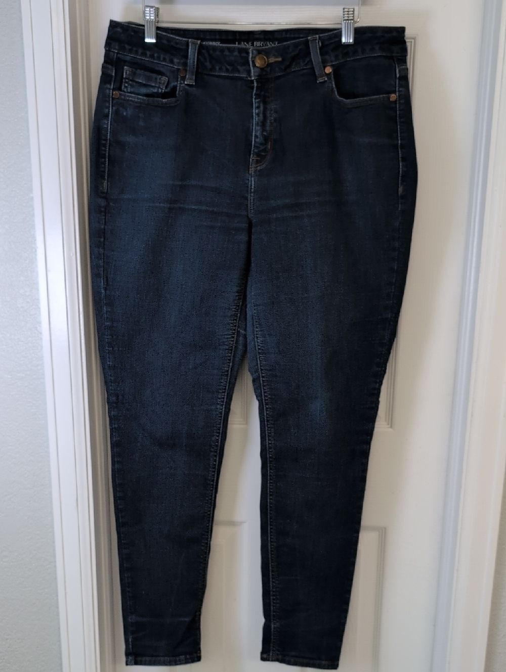Lane Bryant Dark Indigo High-Rise Skinny Jeans